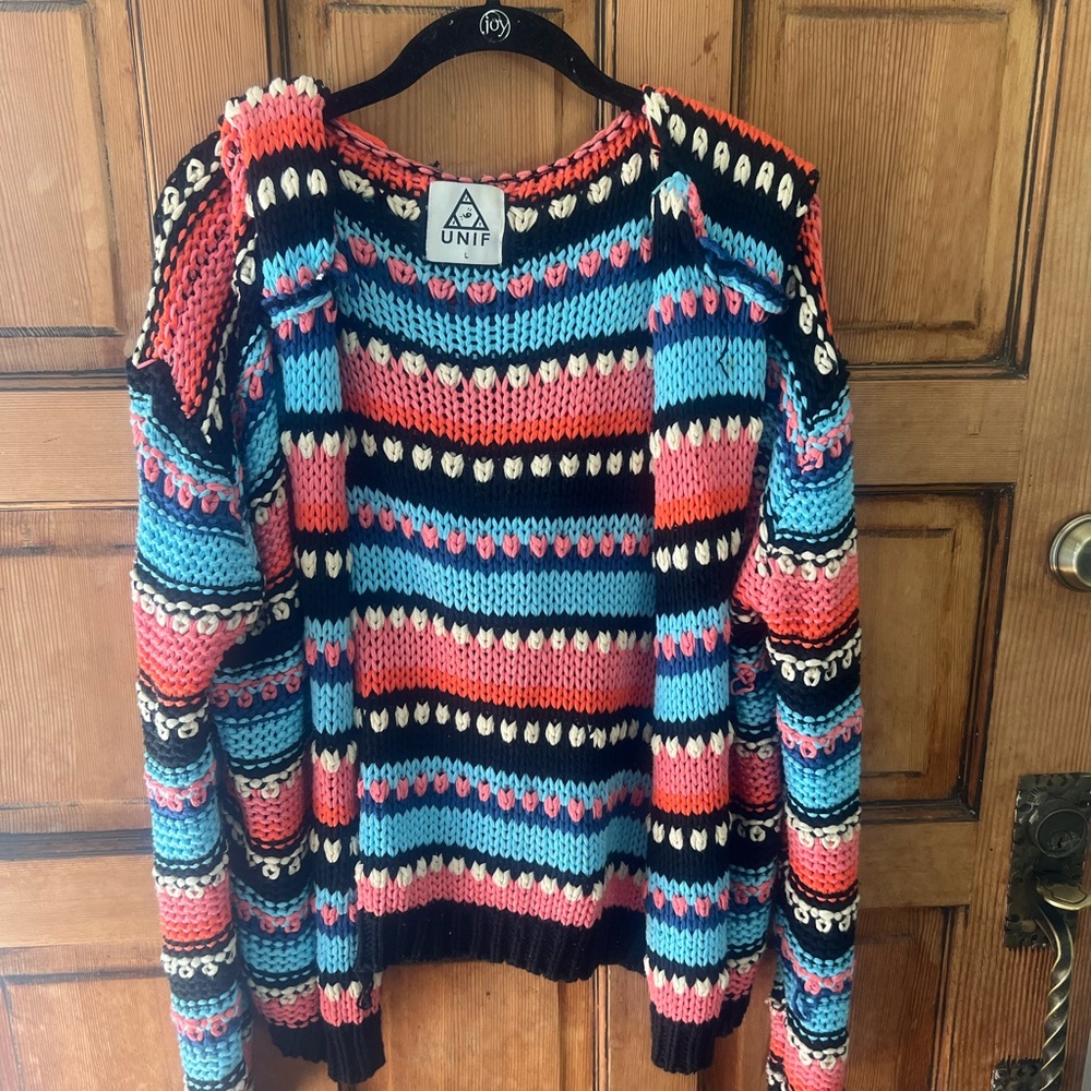 UNIF Multicolor Striped Women's Sweater